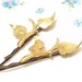 Leaf Branch Bobby Pin Set - Woodland Collection - Whimsical - Nature - Bridal