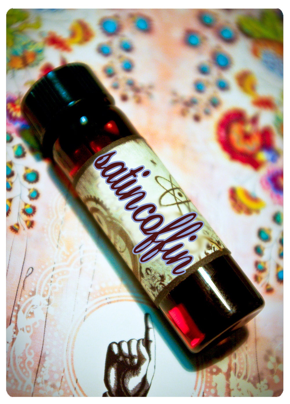 satin coffin - natural perfume/cologne oil woven with carrot seed, nagarmotha & maté oils - 1/2 oz of victorian delight