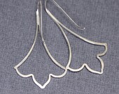 Ophelia Handmade Earrings - Sterling Silver Fleur de Lis by lotusstone on etsy