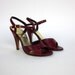 Womens Size 5.5  Faux Snake Skin Sandal Pumps 70s / Vintage Kinney Shoes