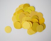 Happy Confetti - lots of large yellow dots