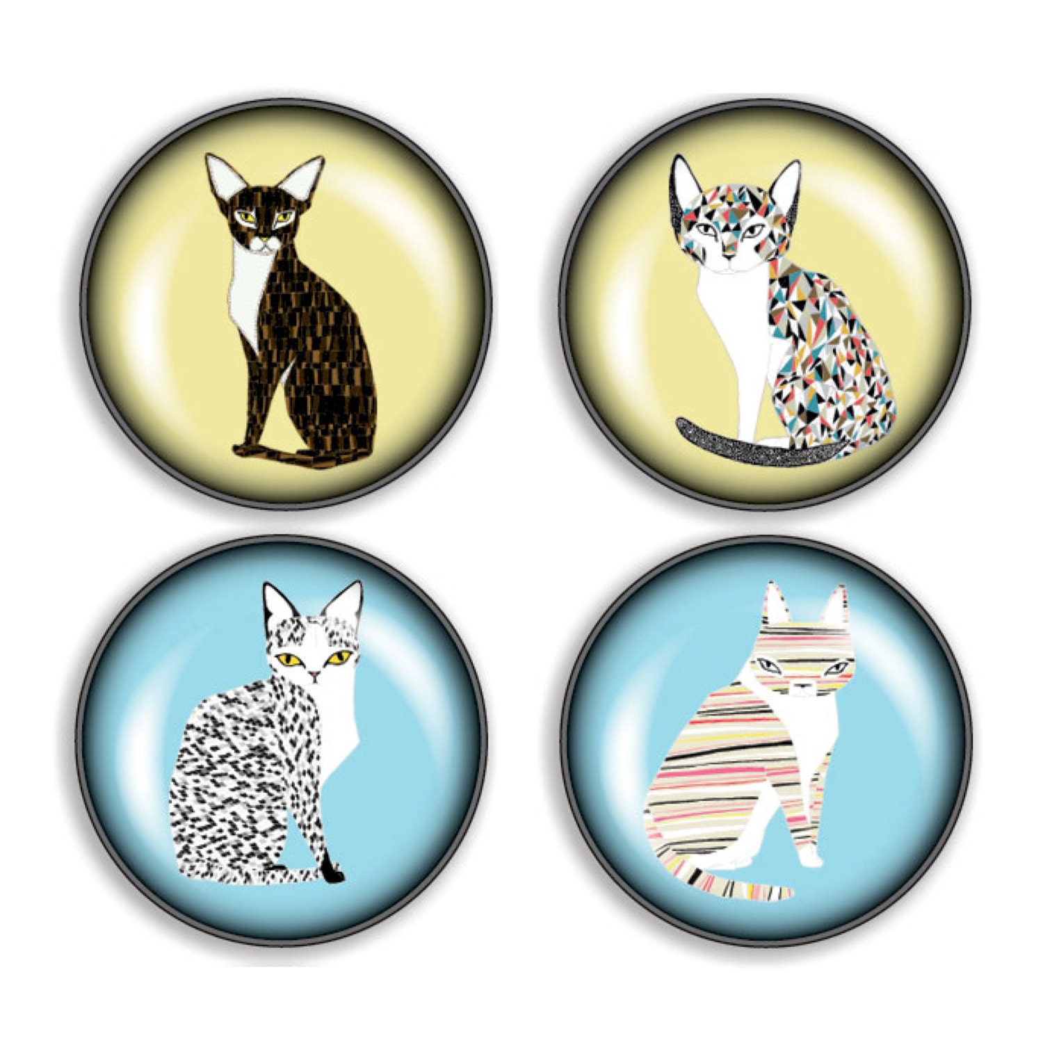 Cat Magnet Set