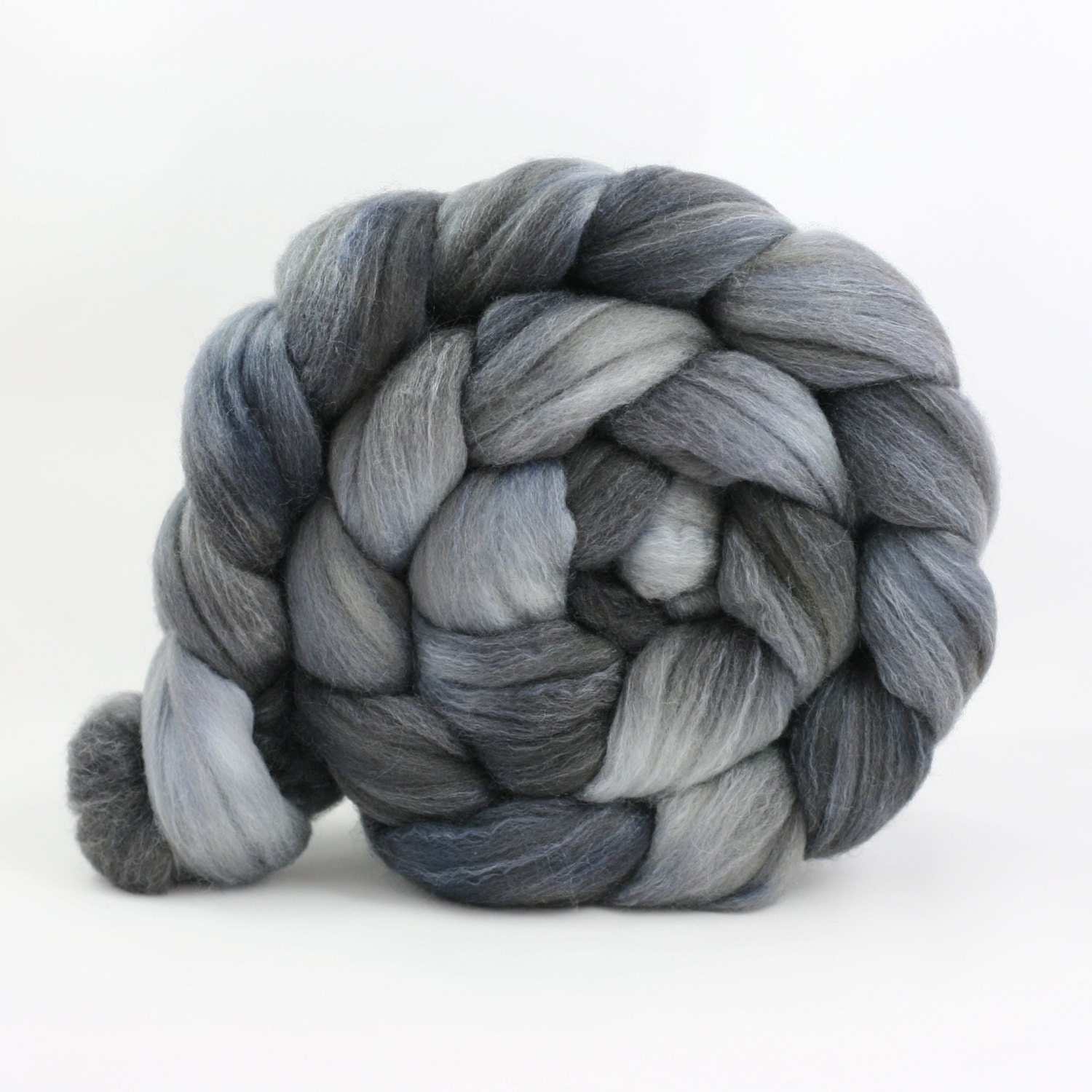 Moonlit, Polwarth/Silk, hand painted spinning fiber, 4 oz (2)