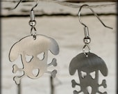 Outlaw Doggie Stainless Steel Earrings by WATTO Distinctive Metal Wear