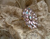 LAVENDER vintage assemblage bracelet bangle cuff fresh finds simply shabby chic feminine unique