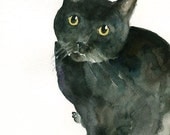CUSTOM of your PET by DIMDI Original watercolor painting 8X10inch