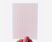 Circus Triangles Print Greeting Card