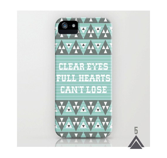 Clear Eyes Full Hearts Can't Lose - iPhone Case (3GS, 3g, 4, 4S, 5)