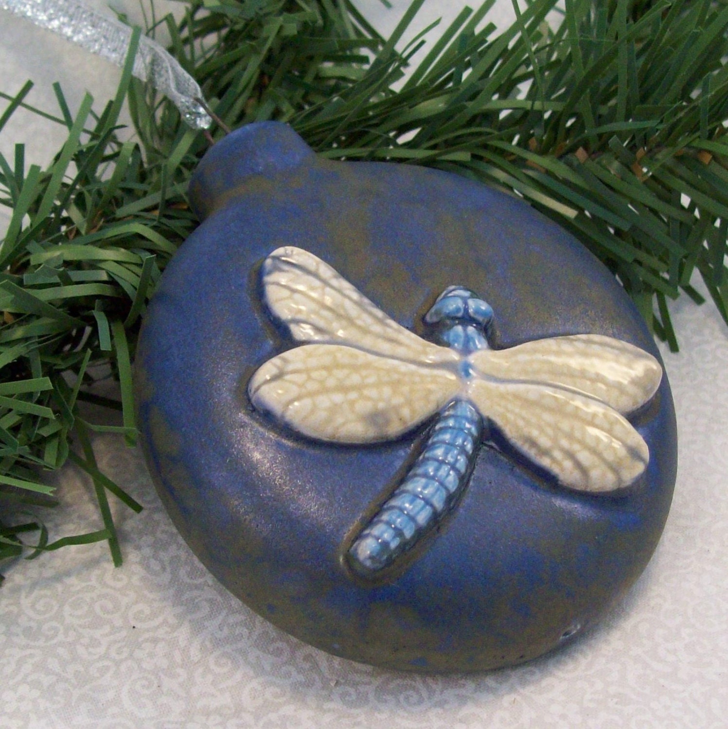 Ceramic Dragonfly Ornament