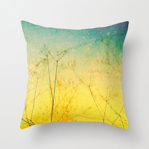 Green Decay No. 2 . Throw Pillow . Home Decor . Decoration . Elegant . Romantic . Street . Urban . Yellow . Wall