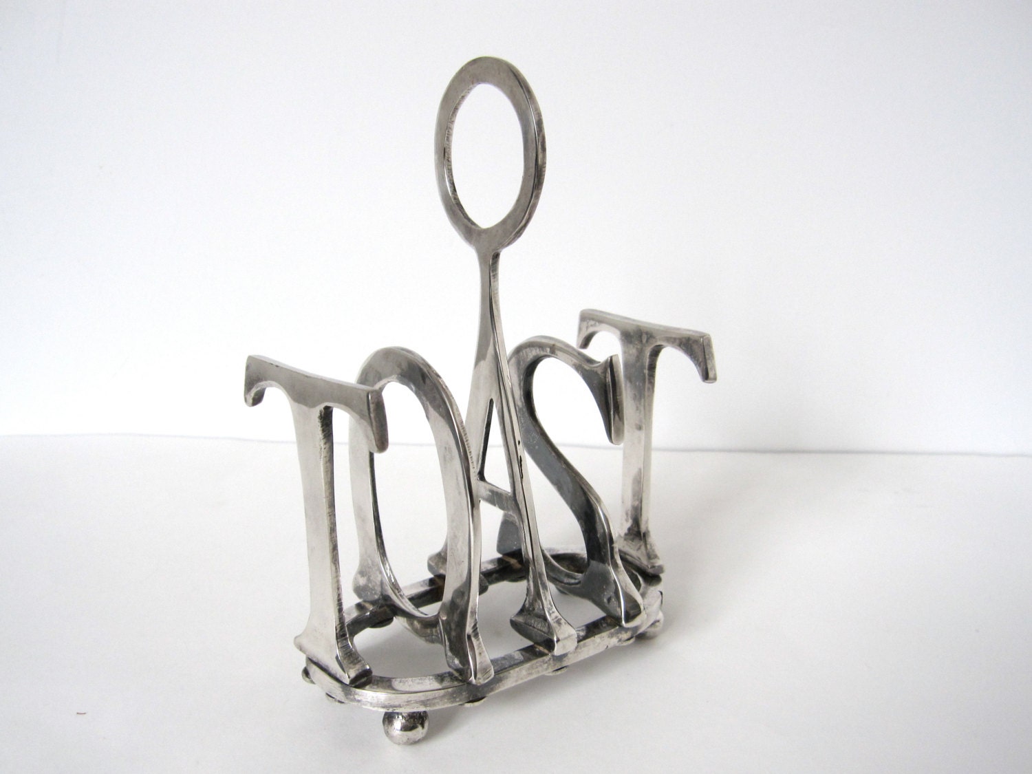 Vintage Toast Rack Modern Silver Toast Holder by TheLazyPeacock