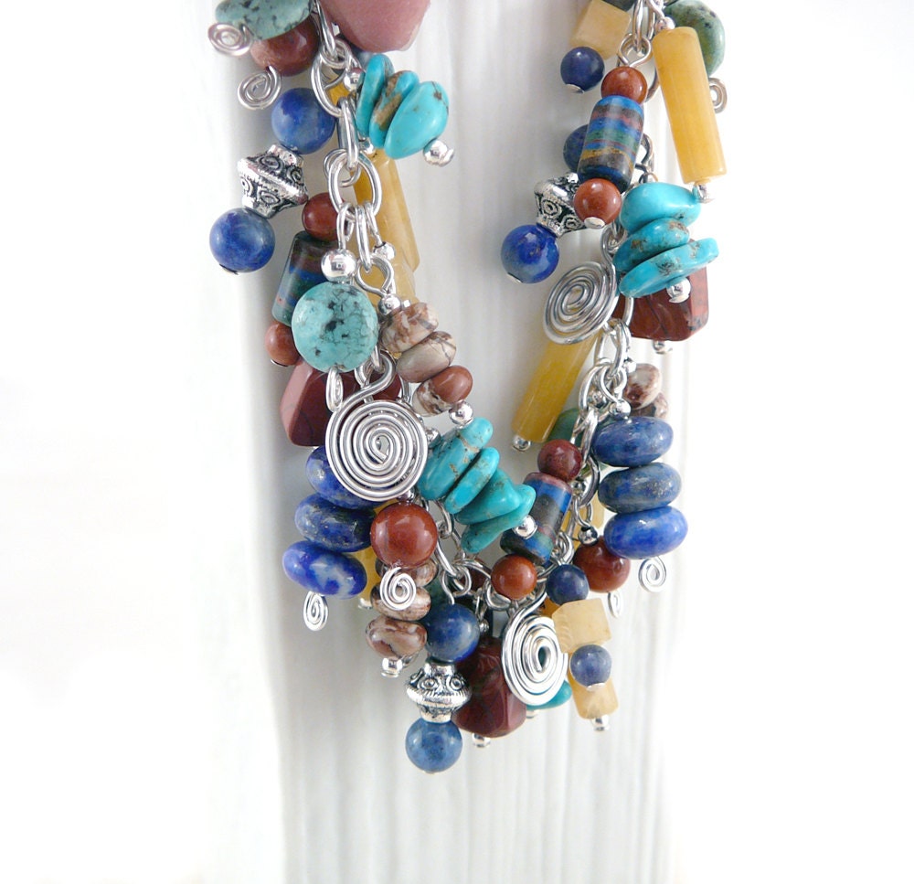 Southwest  Bracelet -  Southwestern Jewelry - Cha Cha Charm Bracelet