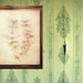 Antique Botanical Print "Ghost Leaves" Victorian Floral Pressed Flowers - Vintage Woodland - Pink Sepia Leaves