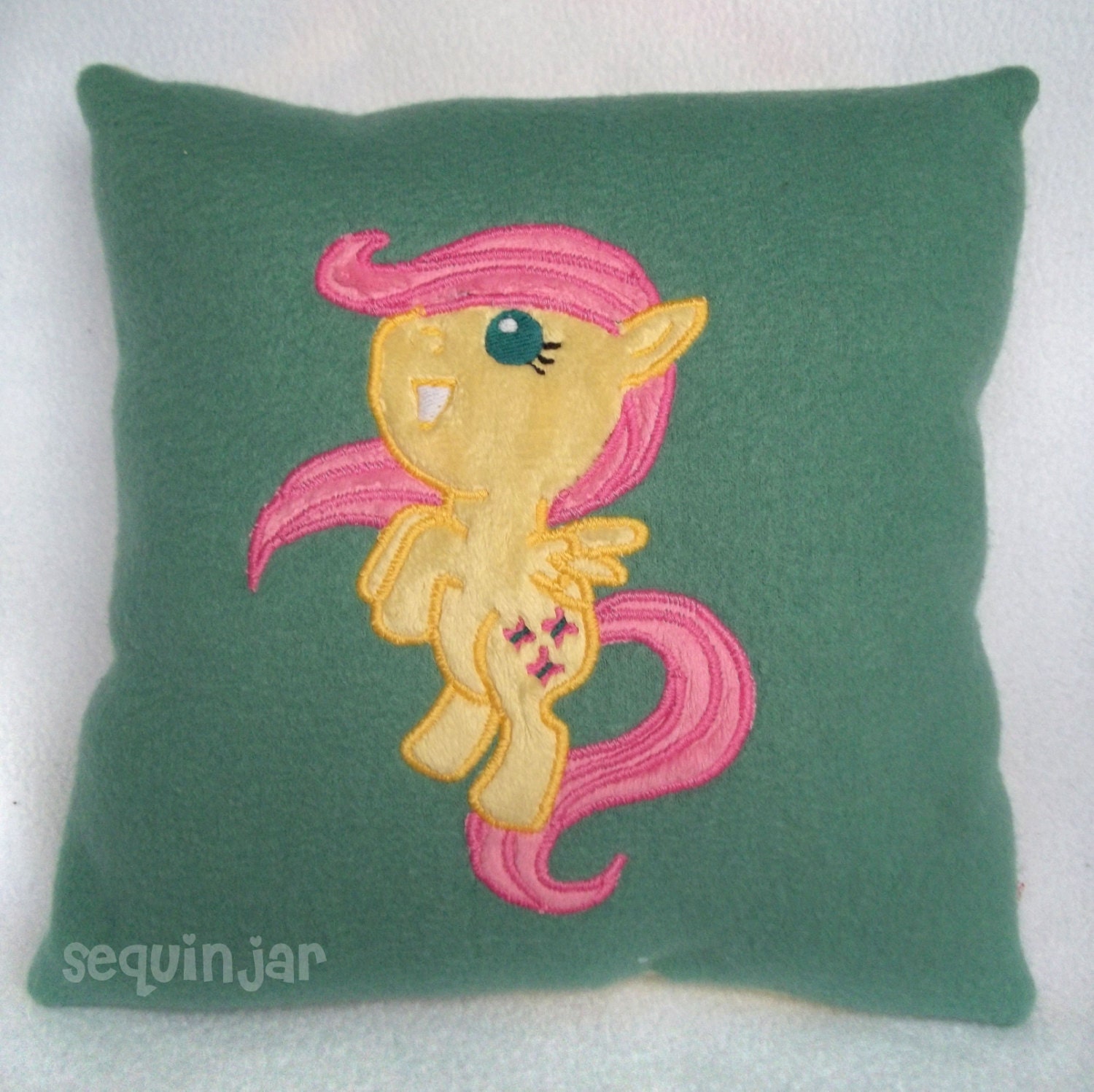 Cute handmade fluttershy cushion/ pillow