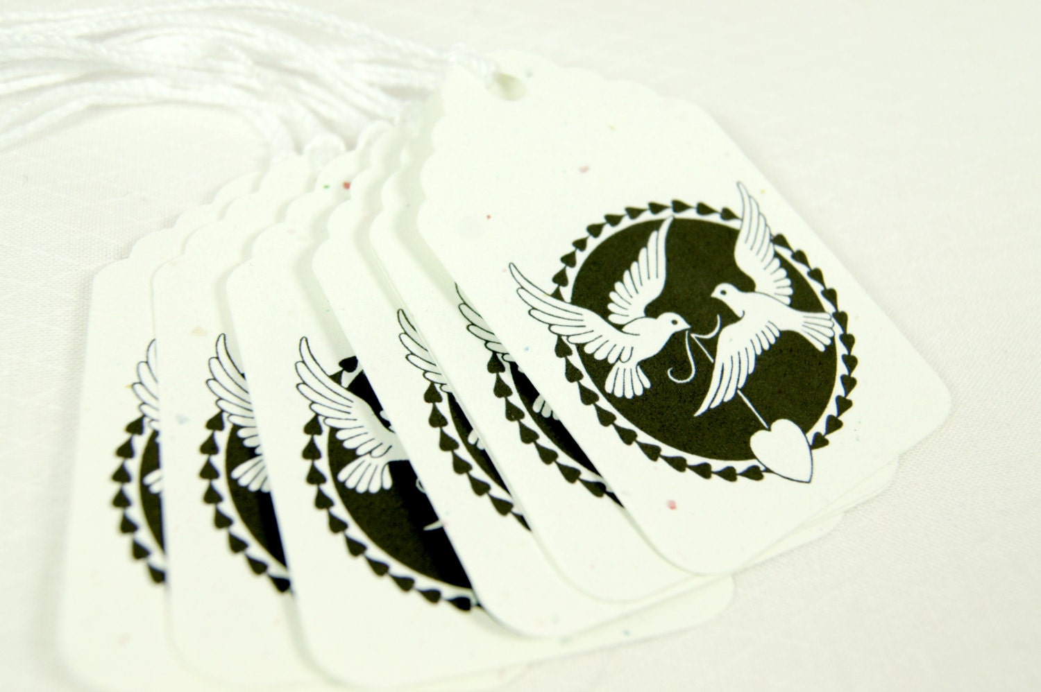 Doves Gift Tags T173W
