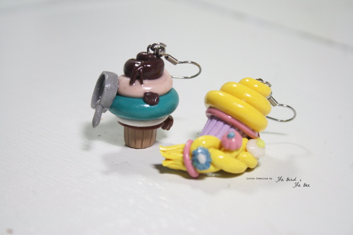 Rapunzel & Flynn Cupcake Earrings