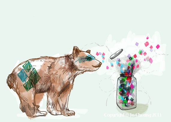 There is Magic all Around Us A4 Print