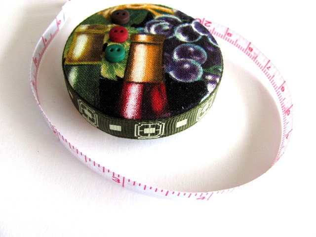 Rich Drinks Fabric Pocket Tape Measure