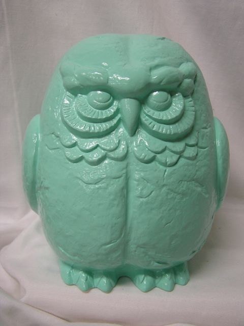Baby Bubba Garden Owl Mint Green