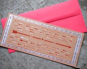 Letterpress I Love You Card