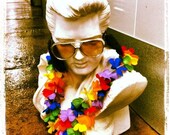 SALE Kitschy 1970's Chalkware Bust of ELVIS --- LOCAL Baltimore Pick Up Only