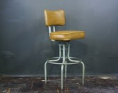 Industrial Chair / Vintage Drafting Stool