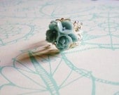 Blue Posie Ring