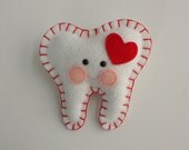 Tooth Fairy Pillow - Red Heart