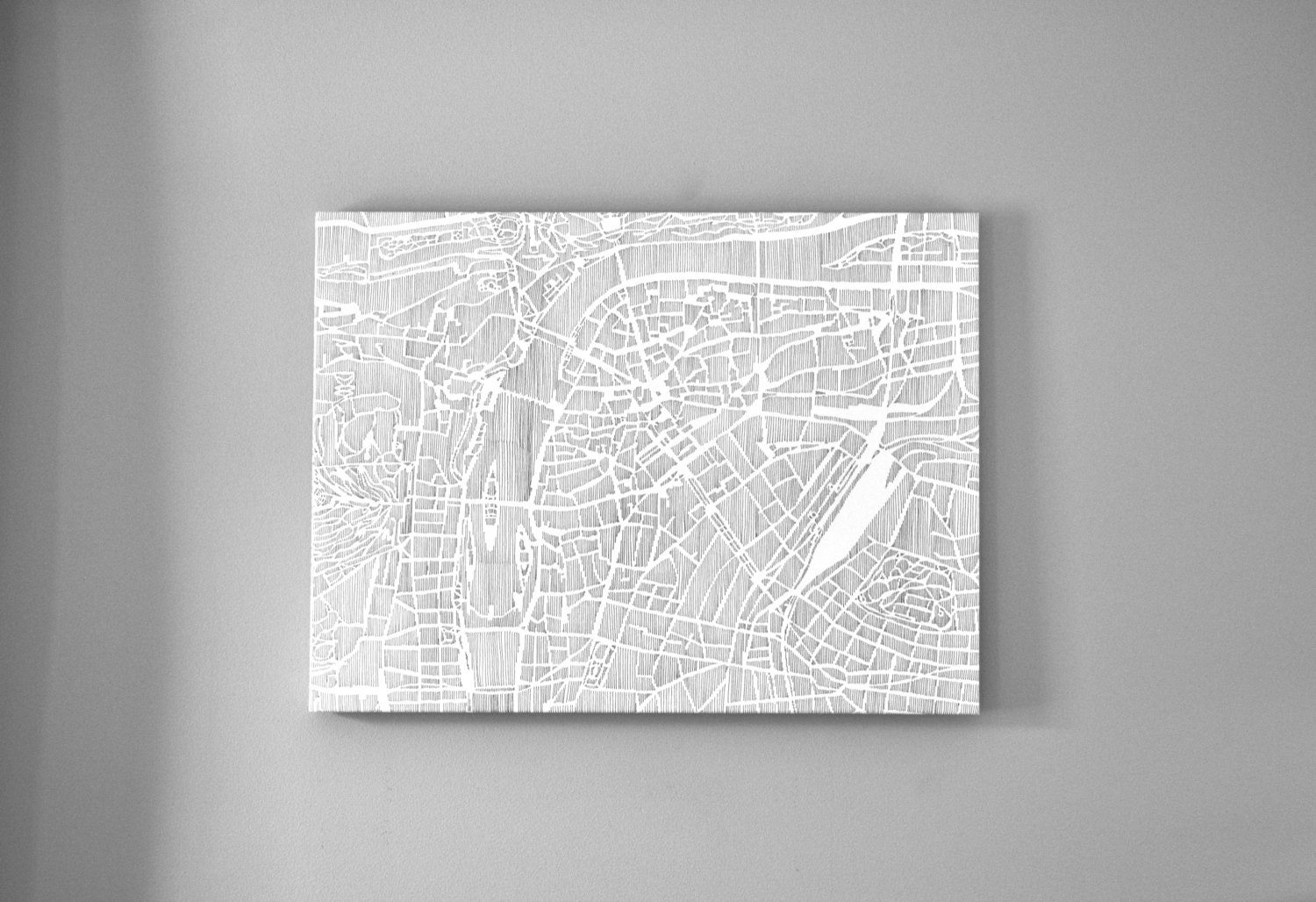 prague stretched canvas print