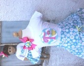 Greatstitch Tea Party Tea Cups Tea Pot Complete Outfit and Doll Outfit Birthday Outfit