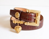Vintage Brown Brighton Leather belt