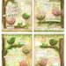 Inspirational Art, Set of 4 Inspirational Birds in pink,  8 x 10 Fine Art Prints