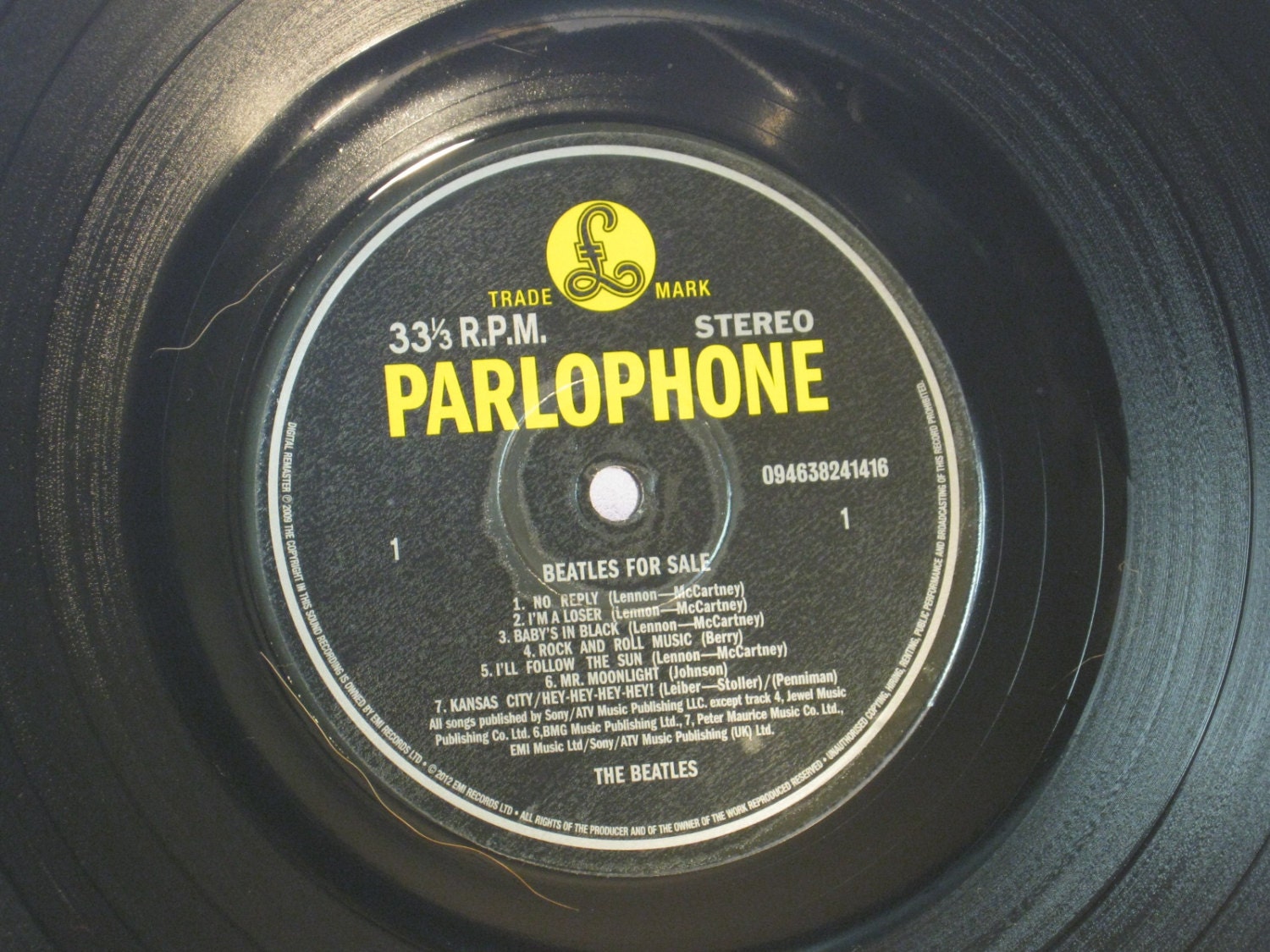 The Beatles (UK Issue) Re-Purposed Album Bowl