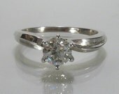 Old European Cut Diamond Engagement Ring - 0.55 Carat - Appraisal Included