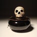 Circles Skull Urn Covered Jar