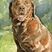 Custom Pet Portrait 8x10 Animal Watercolor Painting