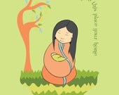 I Will Make This Place Your Home ( 8x10  Art Print)