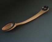 Apple and Ebony  wooden spoon