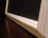 Chalkboard, Large, Vintage, Distressed White Frame (17 1/2 x 22 1/4 inches)