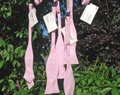 May Sale - Variety of Hyacinth Pink Adjustable Bow Ties