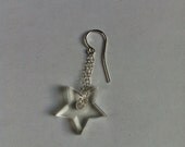 Clairely Upcycled jewellery (jewelry)  -  Star dangle earring