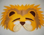 Children's LION Felt Animal Mask