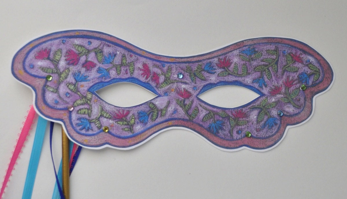 Princess Mask with Ribbons