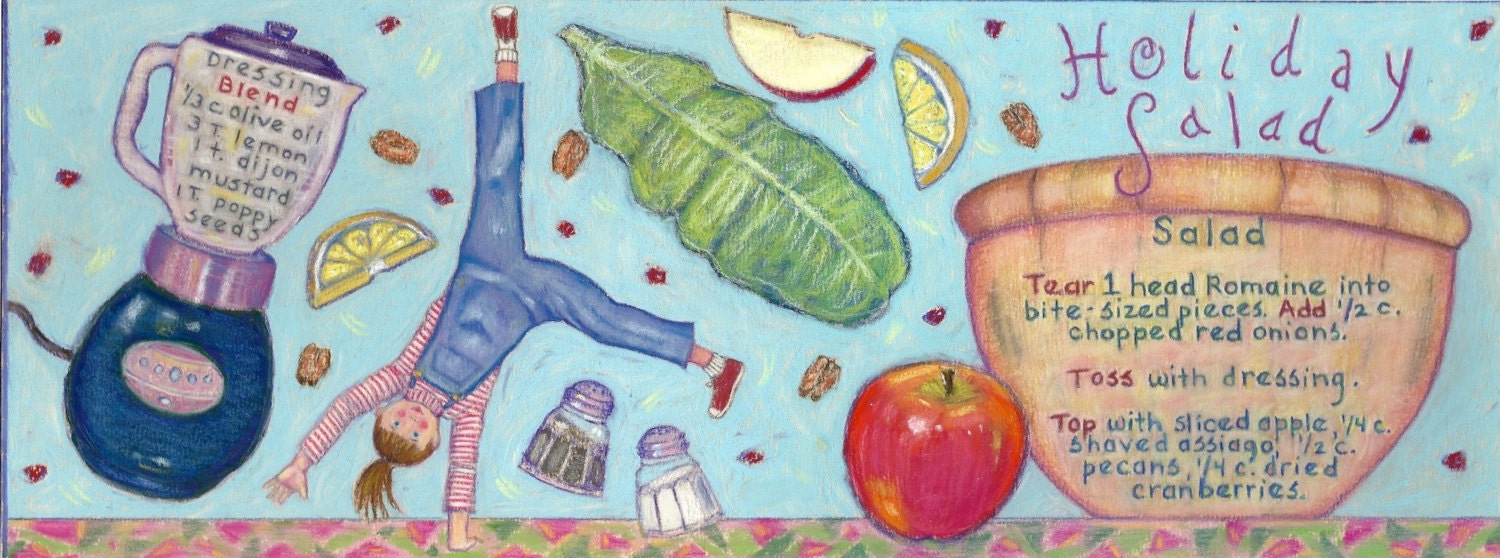 Holiday Salad Illustrated Recipe