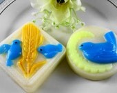 Soaps - Bluebird Guest Soap Made With Goats Milk By the Soap Garden - Glycerin Soap - Handmade Soap