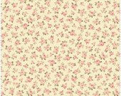 Mary Rose Grace Fabric Collection by Quilt Gate MR2140-15A Cream Tiny Roses