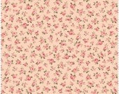 Mary Rose Grace Fabric Collection by Quilt Gate MR2140-15B Peach-Pink Tiny Roses