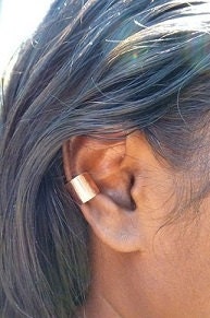 Copper Jewelry Organic Funky Ear Cuff