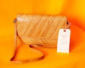Honey Tan Eelskin Clutch Purse