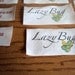 Custom sew in clothing labels,  printed fabric labels personalized with name or logo, 100% organic cotton
